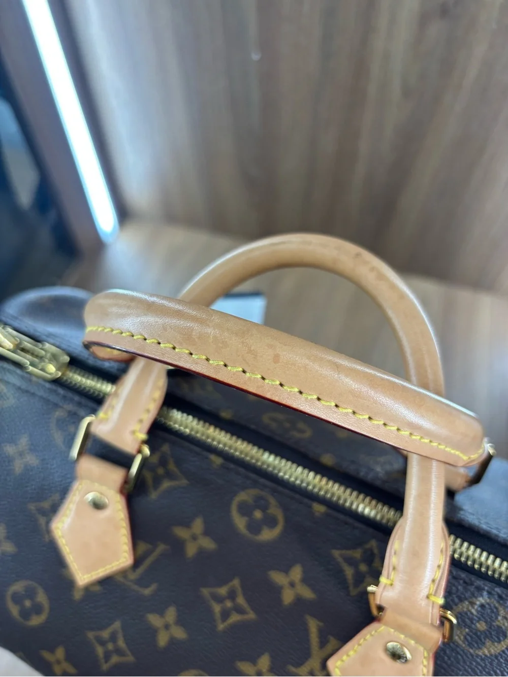 Louis Vuitton Speedy 30 Bandouliere Monogram Canvas Shoulder Bag